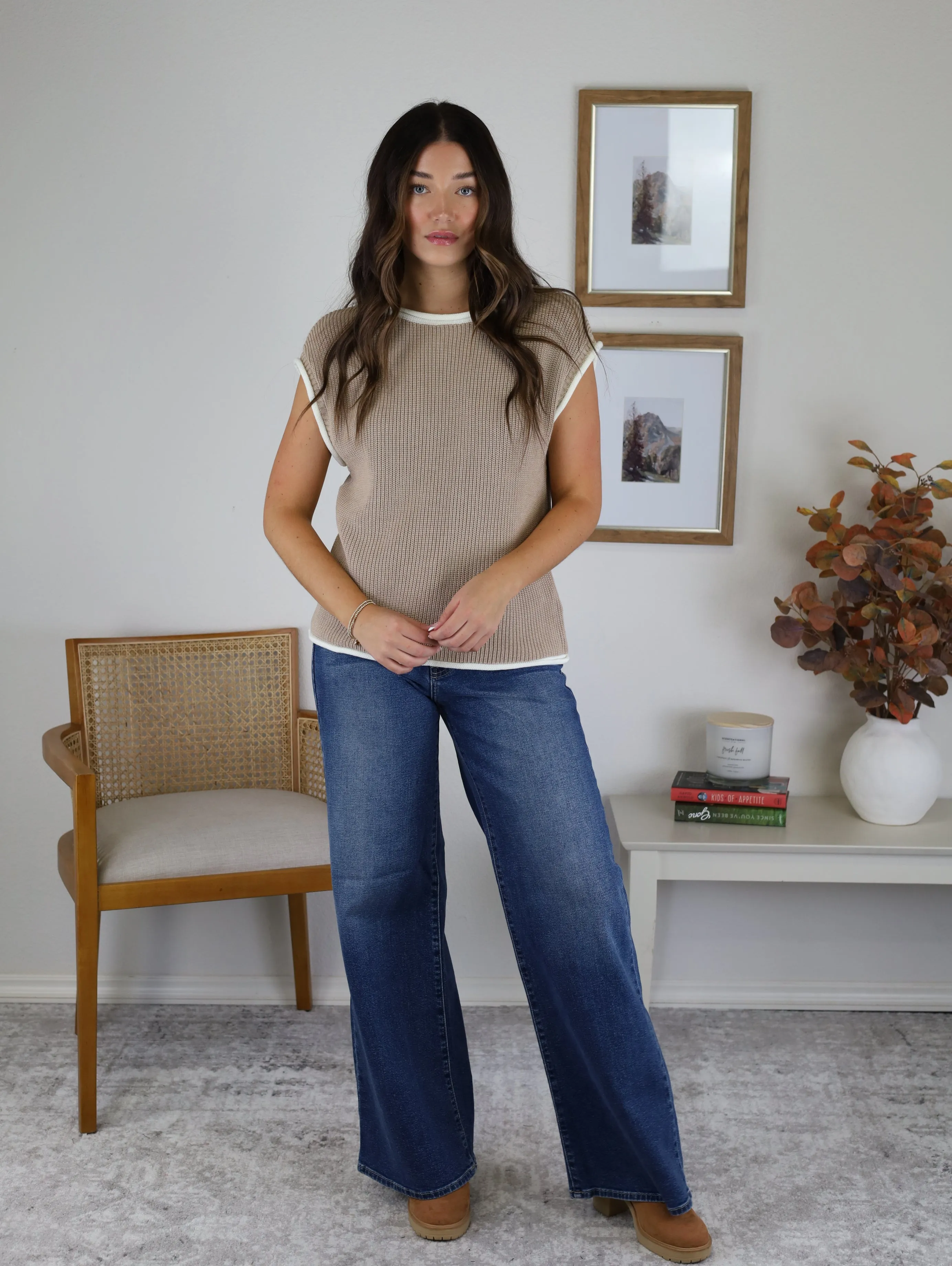 Noni Two Toned Sweater