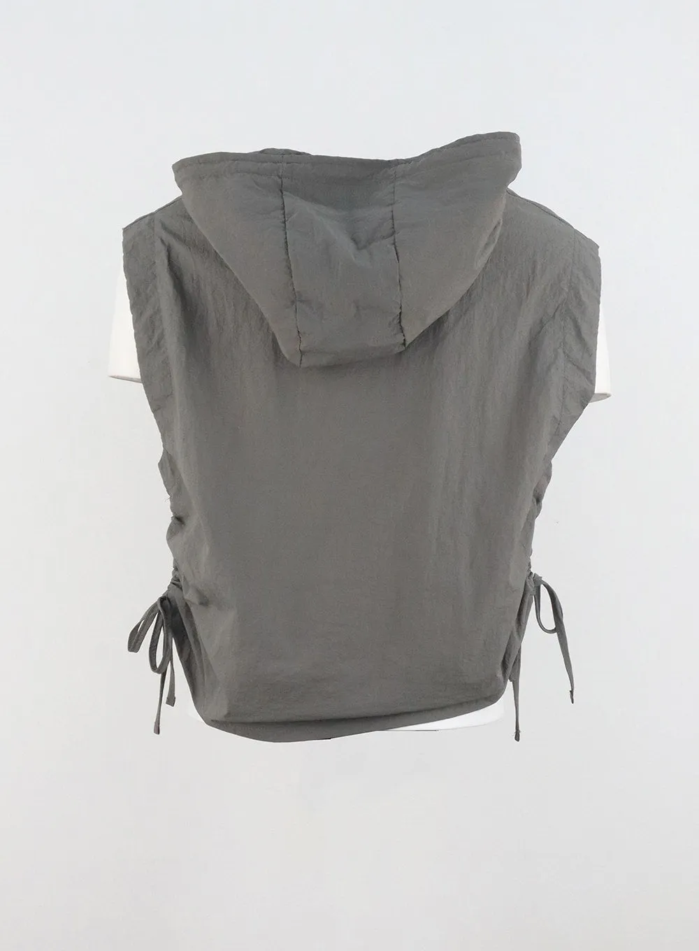 Nylon Vest Hoodie CL312