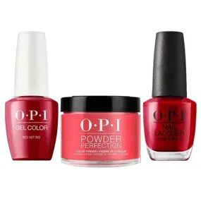 OPI Trio: A70 Red Hot Rio