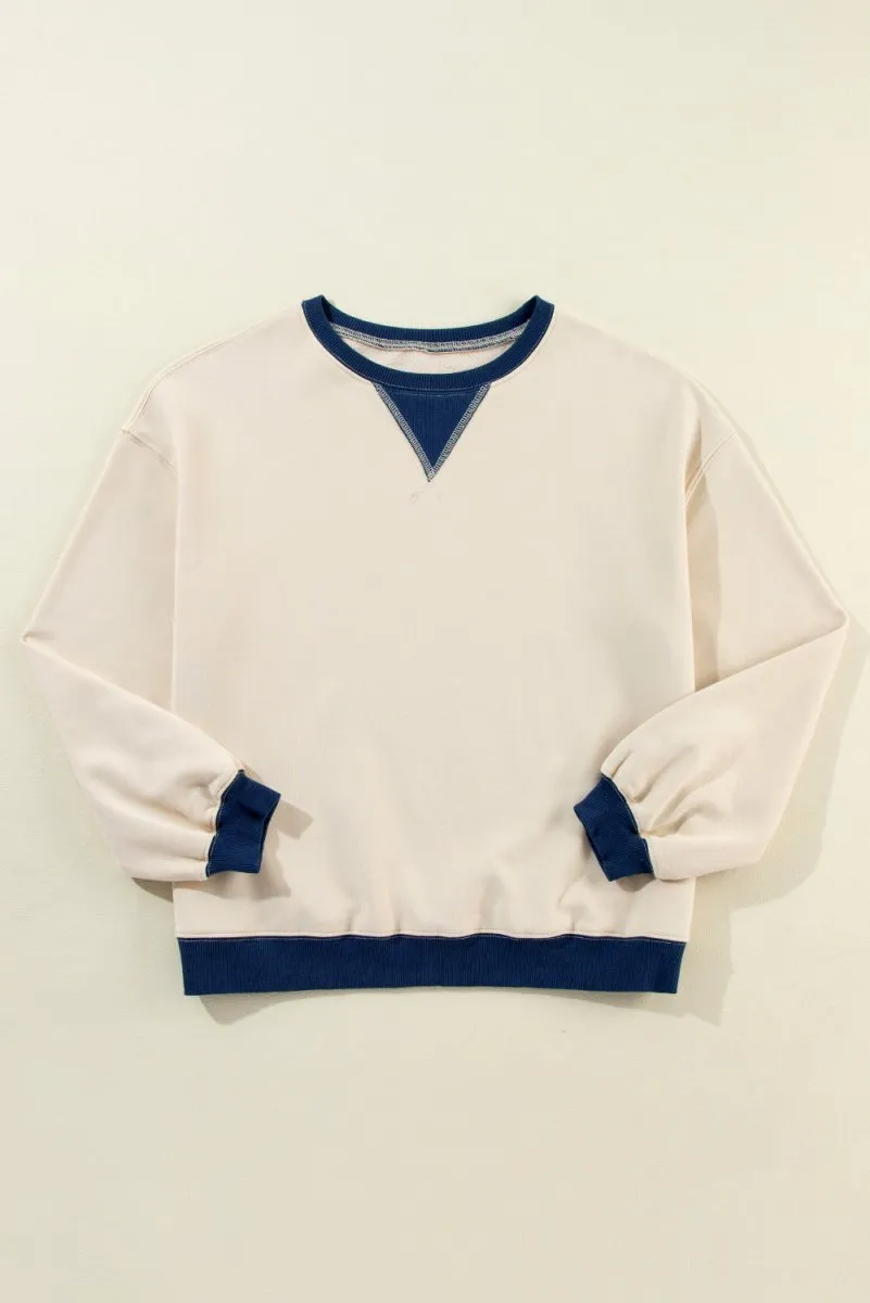 Oversized Drop Shoulder Sweatshirt