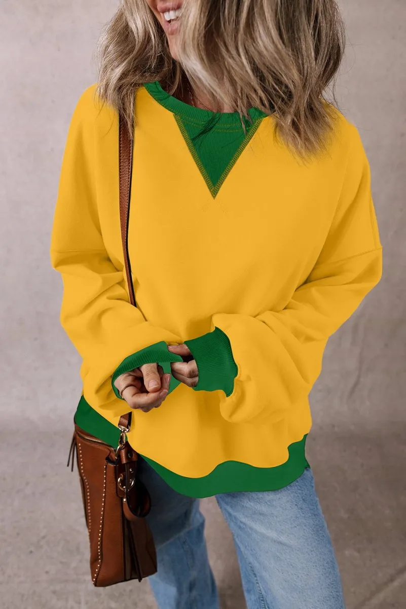 Oversized Drop Shoulder Sweatshirt