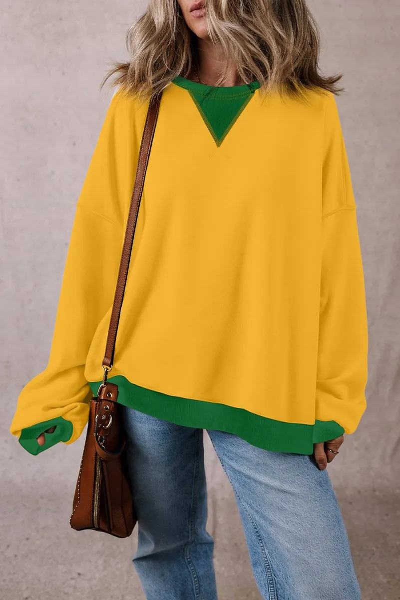 Oversized Drop Shoulder Sweatshirt