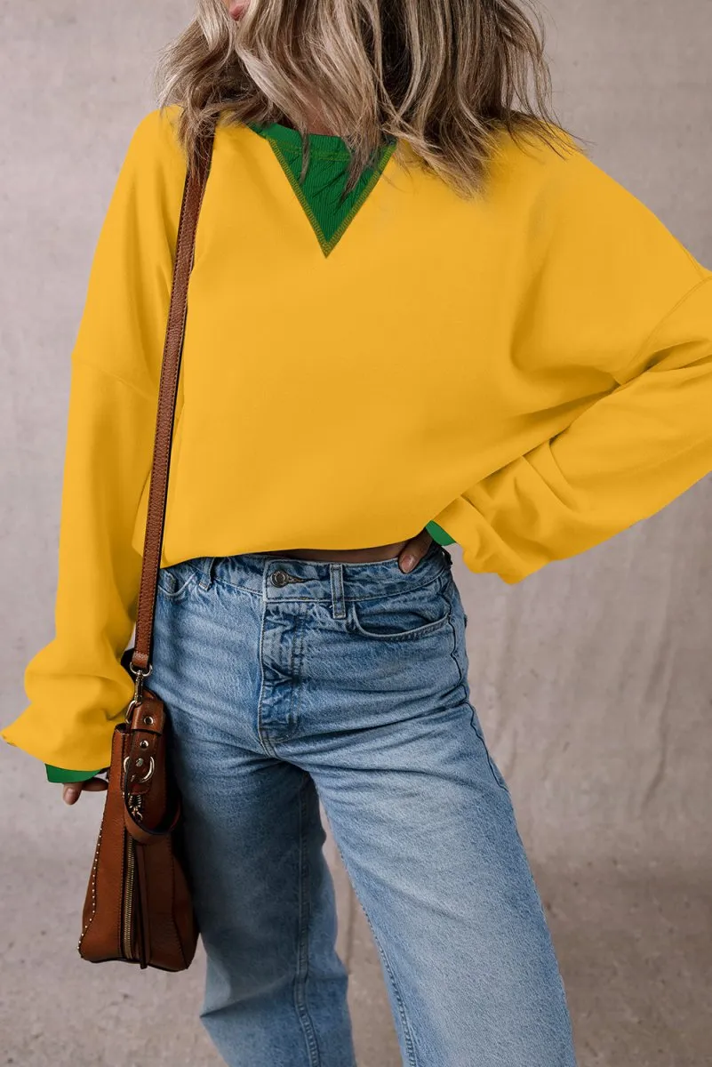 Oversized Drop Shoulder Sweatshirt