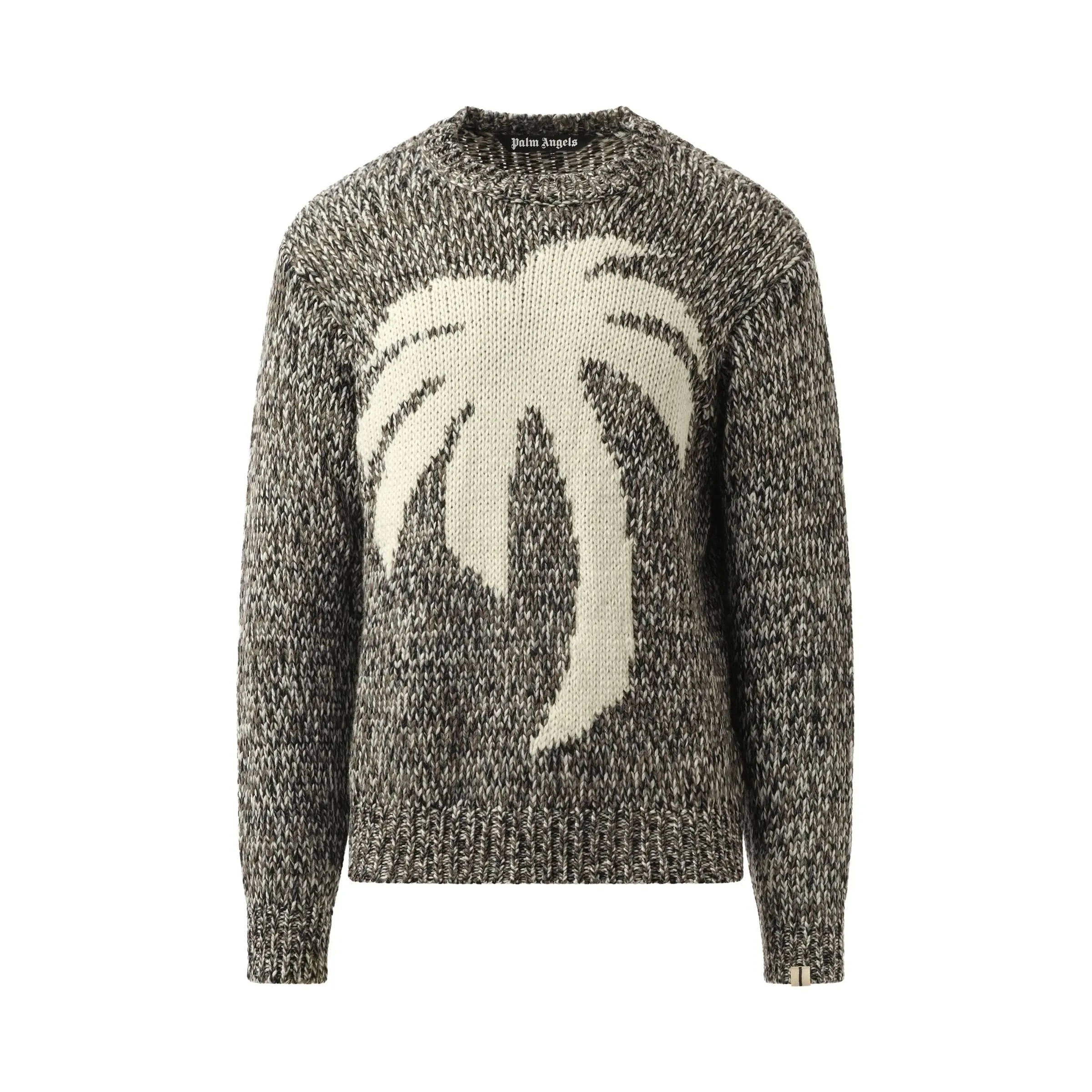 Palm Sweater in Melange Grey