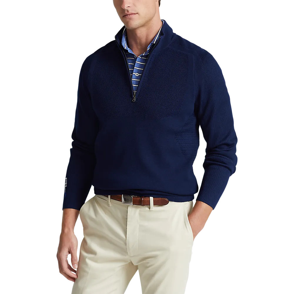 Polo Ralph Lauren Men's Thermocool Windblocked 1/2 Zip Golf Sweater