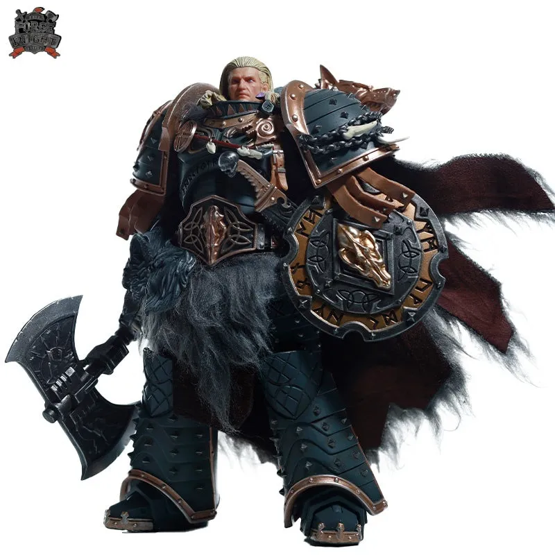 【PRE-ORDER】Forgeknight Custom cape set for JOYTOY Warhammer 30K Space Wolves Leman Russ