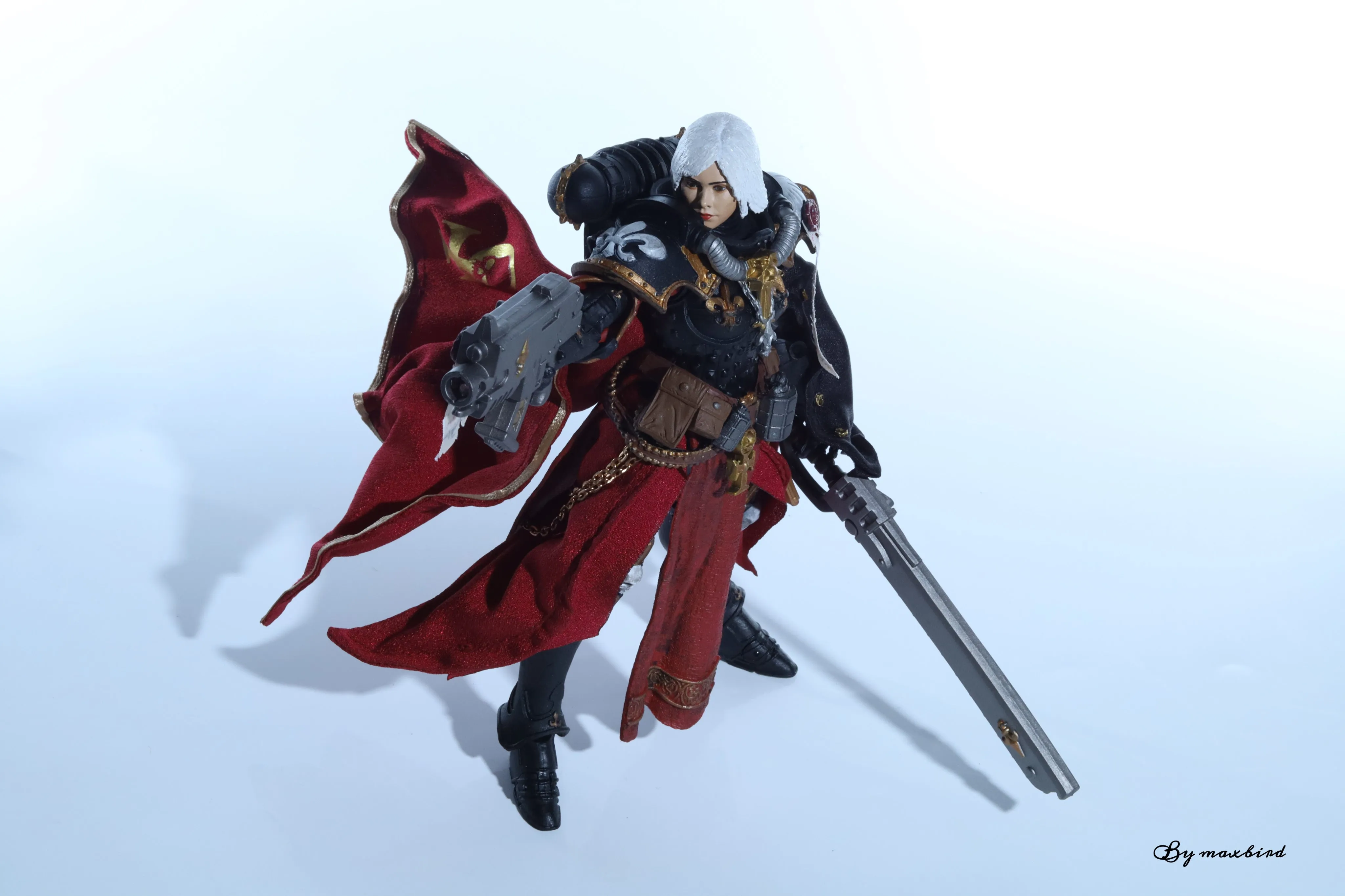 【READY FOR SHIP】Custom Mcfarlane Warhammer 40000 Battle sister cape set