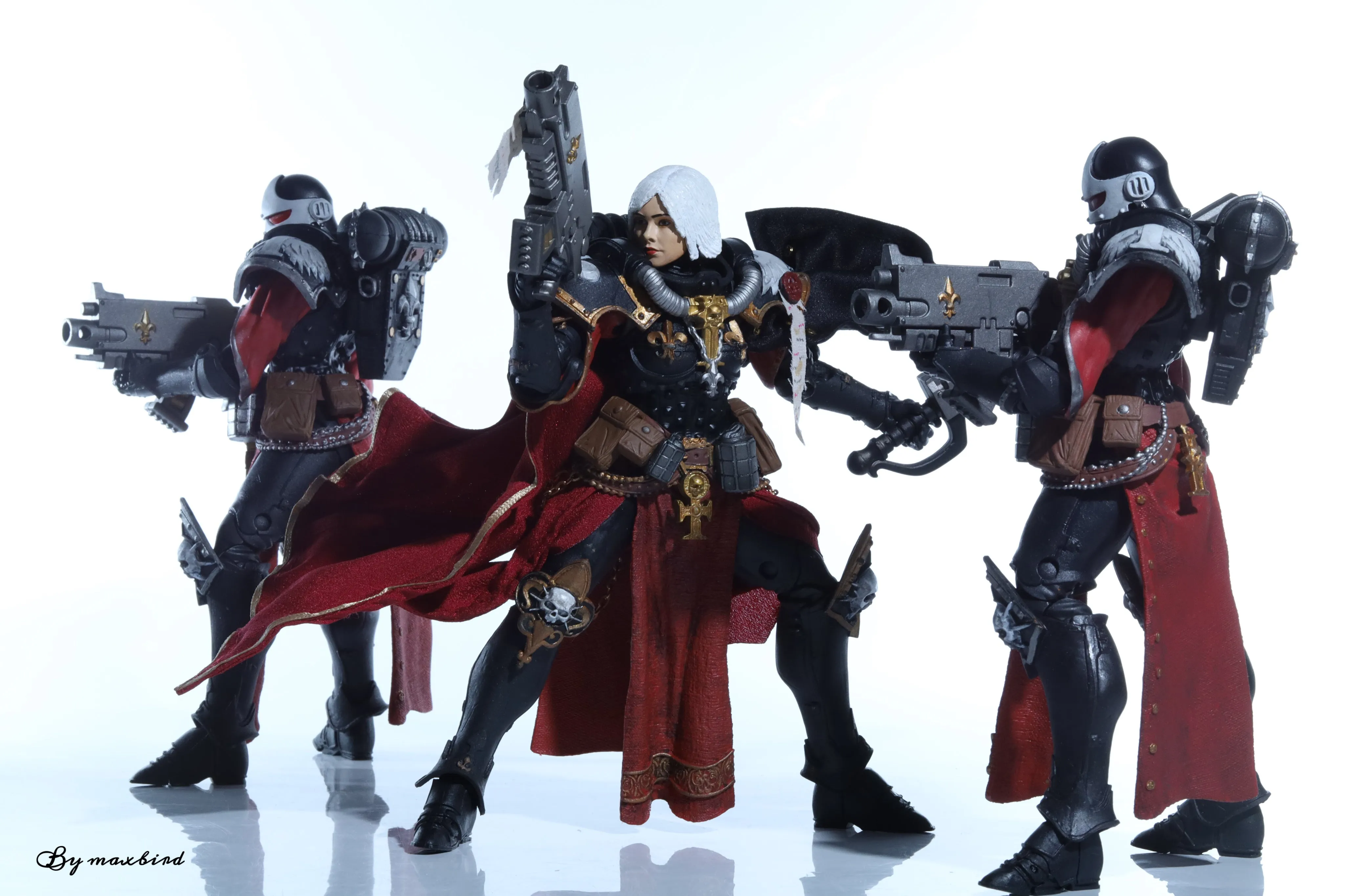 【READY FOR SHIP】Custom Mcfarlane Warhammer 40000 Battle sister cape set