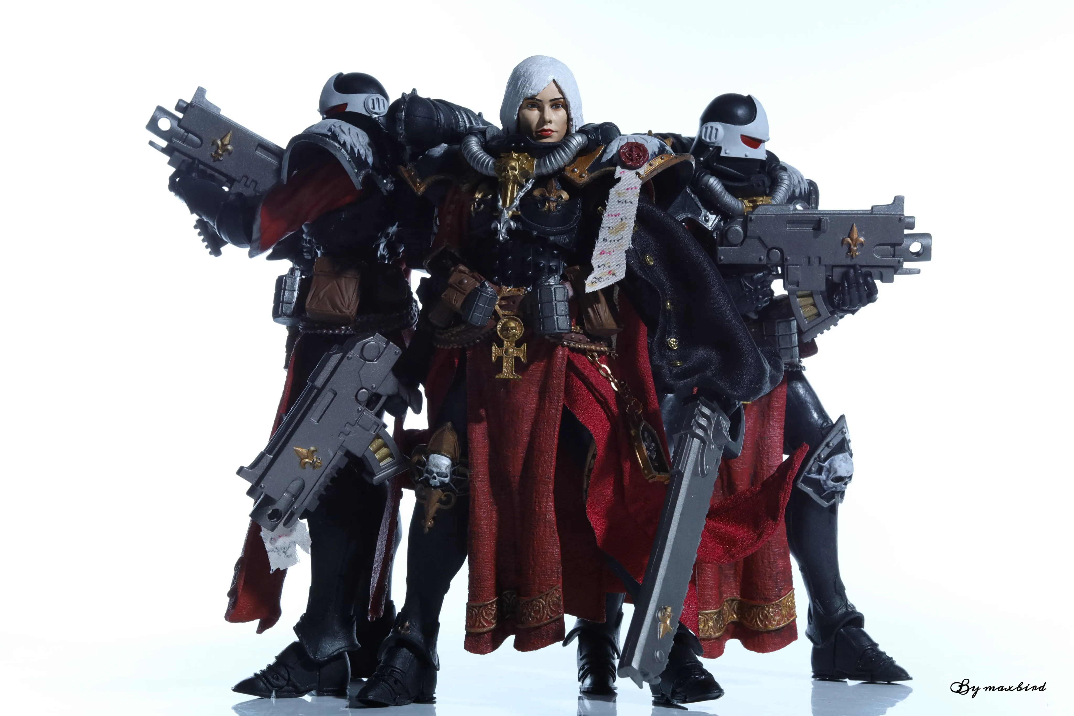 【READY FOR SHIP】Custom Mcfarlane Warhammer 40000 Battle sister cape set