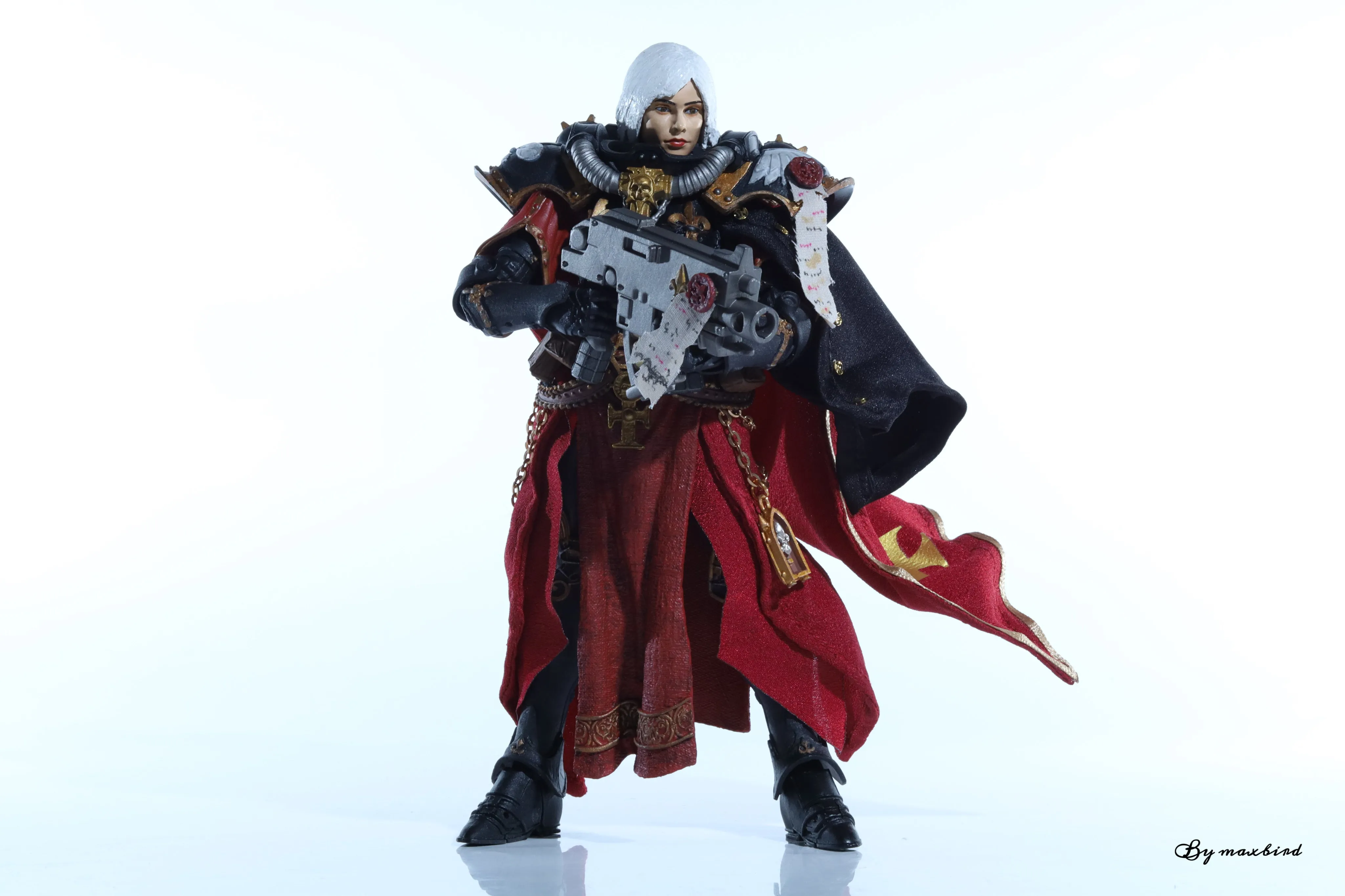 【READY FOR SHIP】Custom Mcfarlane Warhammer 40000 Battle sister cape set