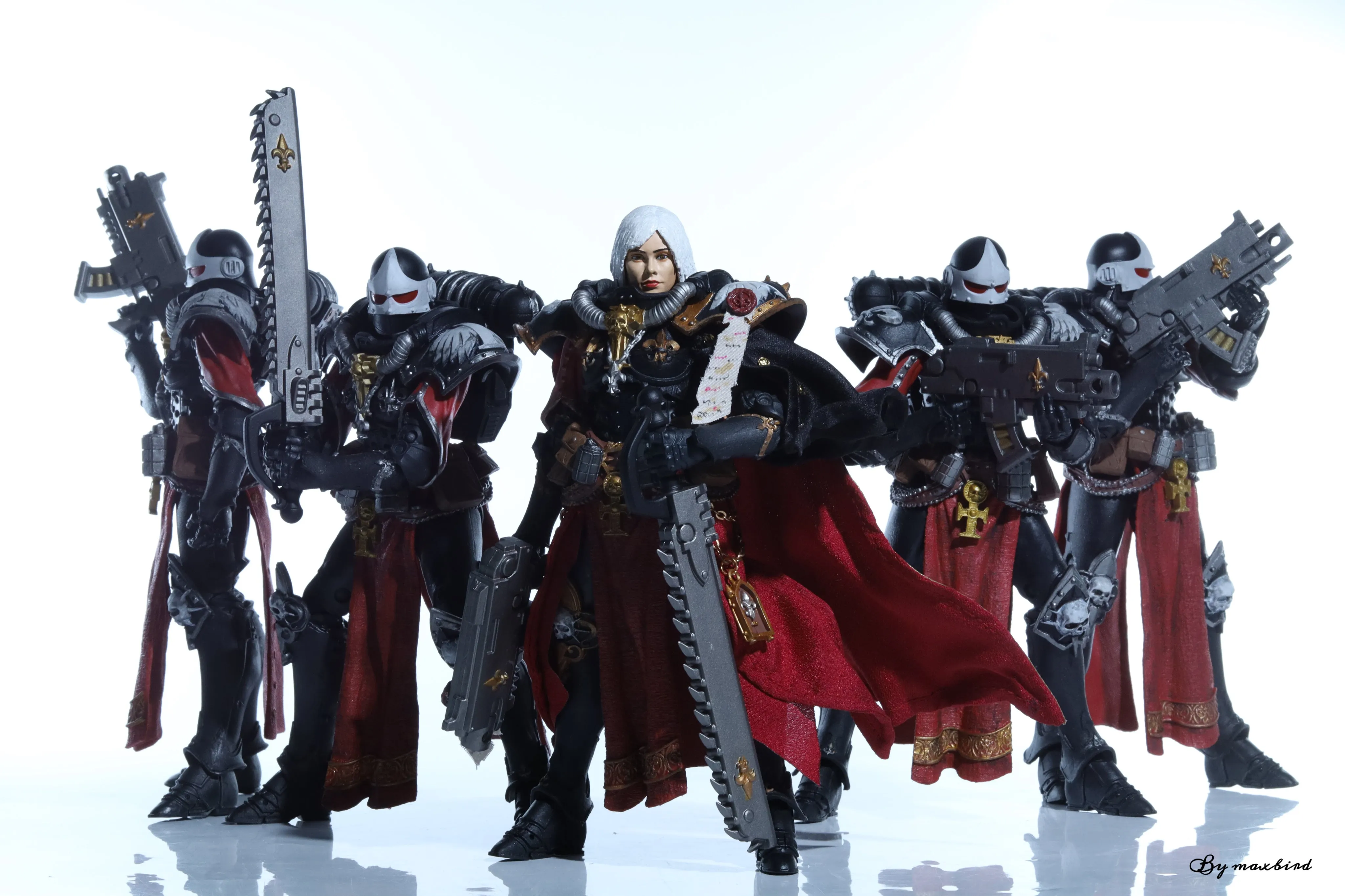 【READY FOR SHIP】Custom Mcfarlane Warhammer 40000 Battle sister cape set