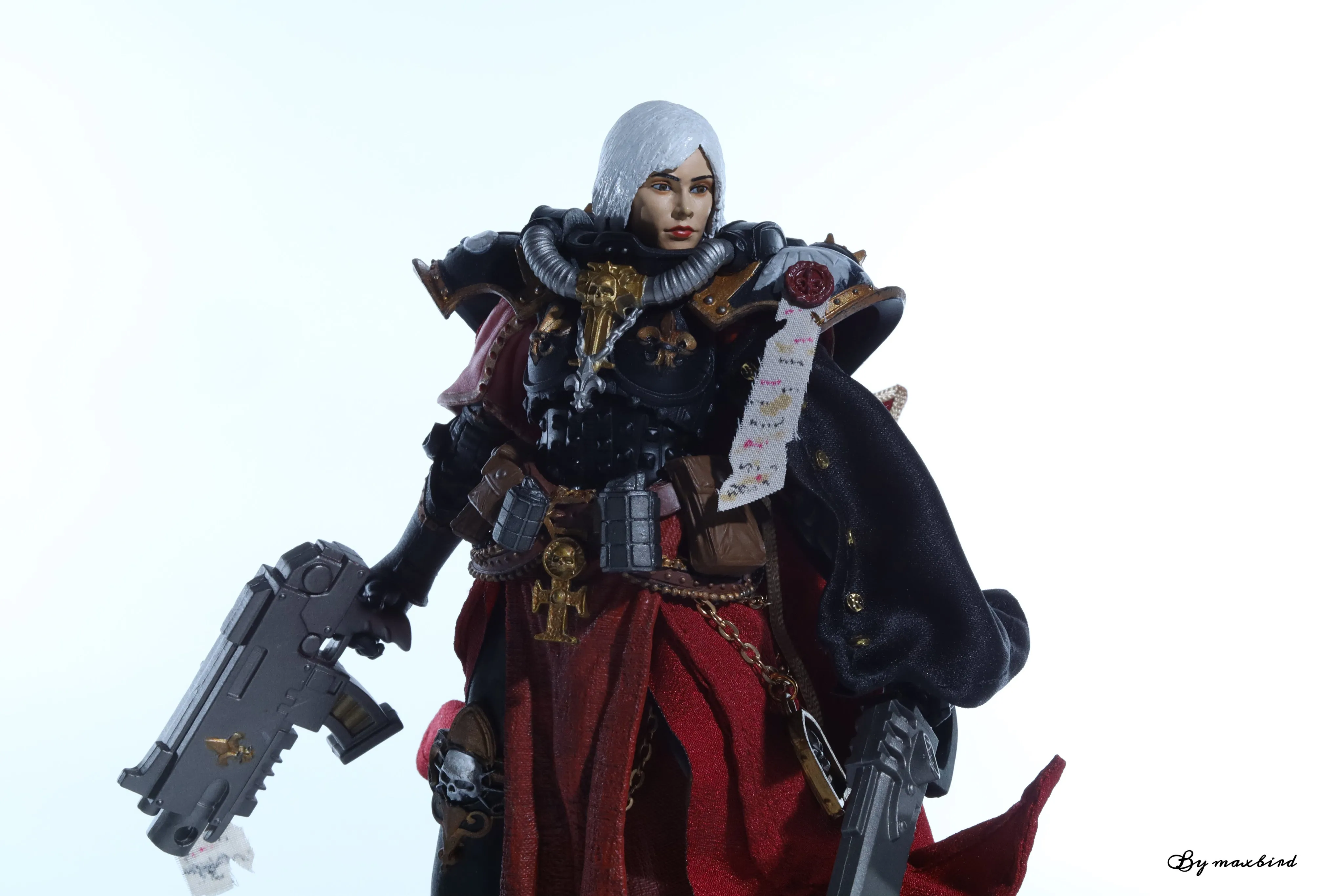 【READY FOR SHIP】Custom Mcfarlane Warhammer 40000 Battle sister cape set