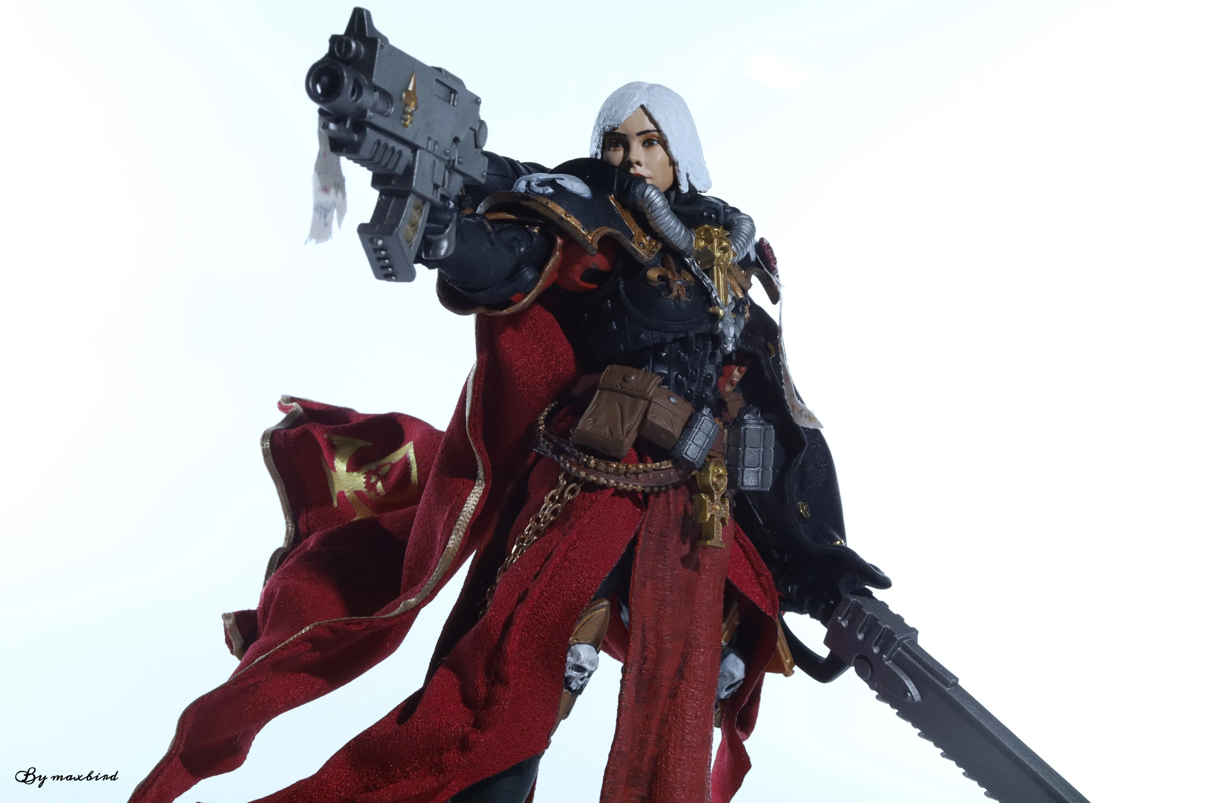 【READY FOR SHIP】Custom Mcfarlane Warhammer 40000 Battle sister cape set