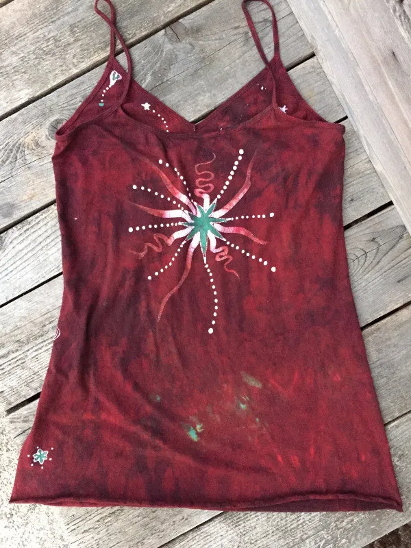 Red Harvest Moon Long Summer Camisole