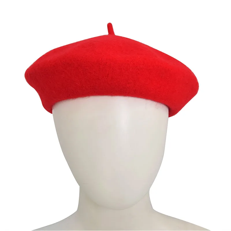 Roald Dahl’s Matilda The Musical Cosplay Costume Hortensia School Uniform Red Beret Outfit