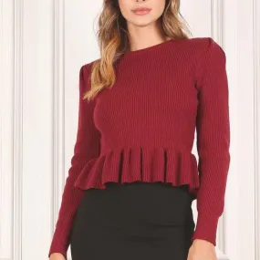 Ruffled Versatile Sweater