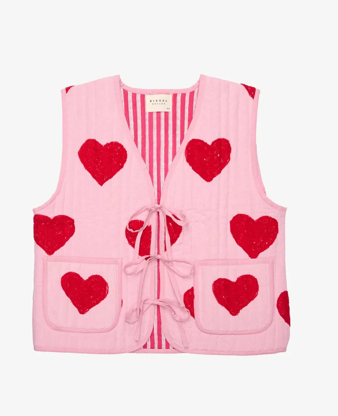 Sissel Edelbo Honey Vest SE 1424 Onesize Red Heart