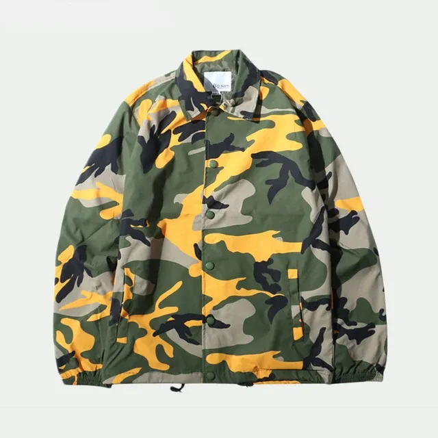 Streetwear Camouflage Windbreaker Jacket