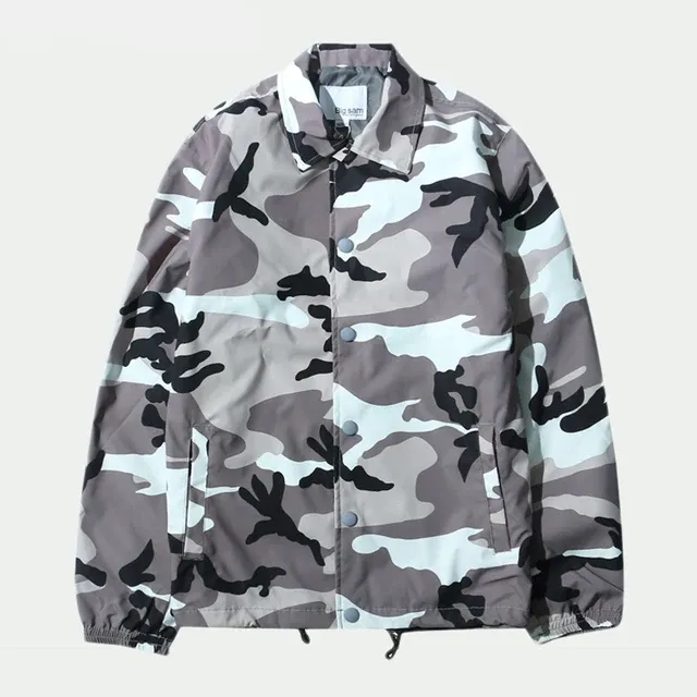 Streetwear Camouflage Windbreaker Jacket