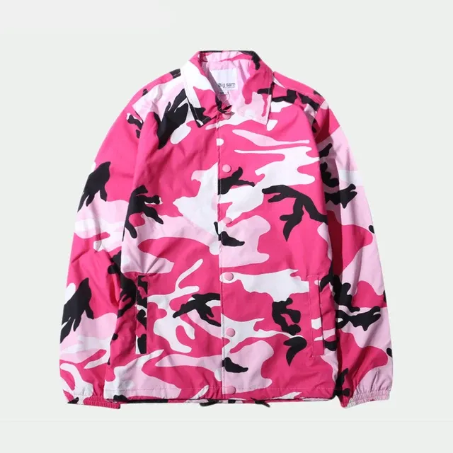 Streetwear Camouflage Windbreaker Jacket