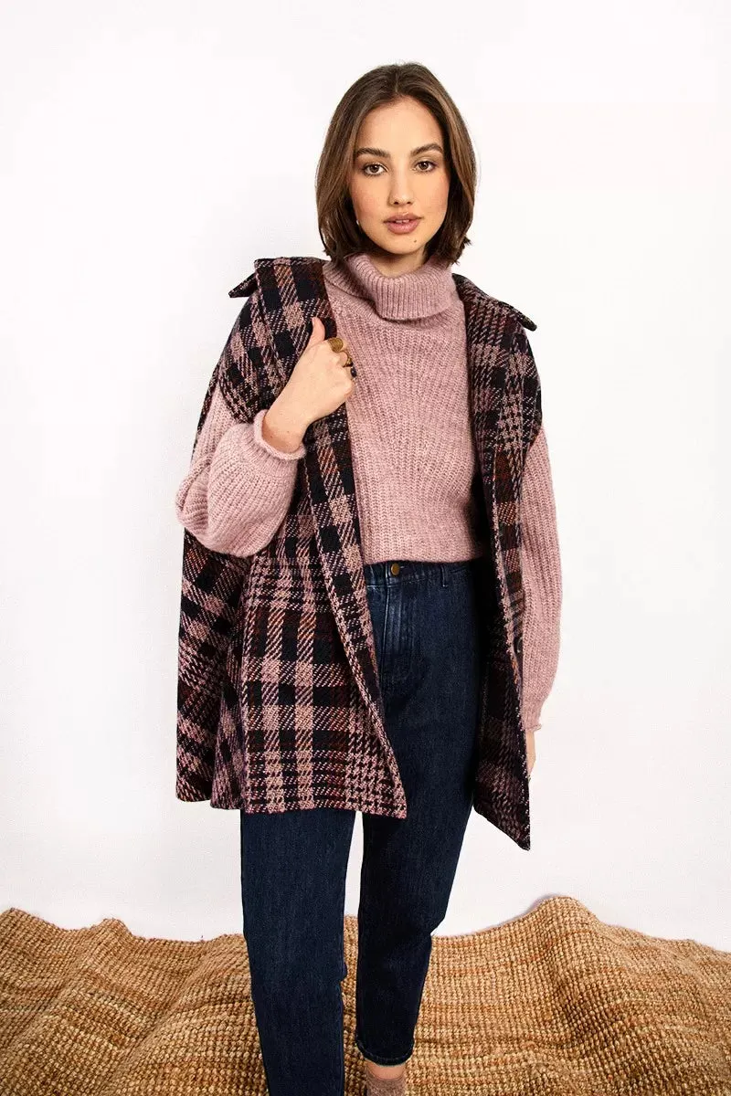 Tartan Cape Coat