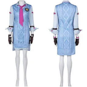 Tekken Asuka Kazama Women Blue Suit Party Carnival Halloween Cosplay Costume