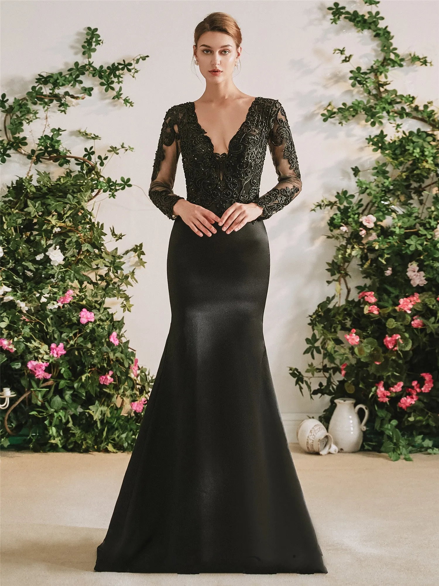 The Gothic Diva Black Wedding Dress