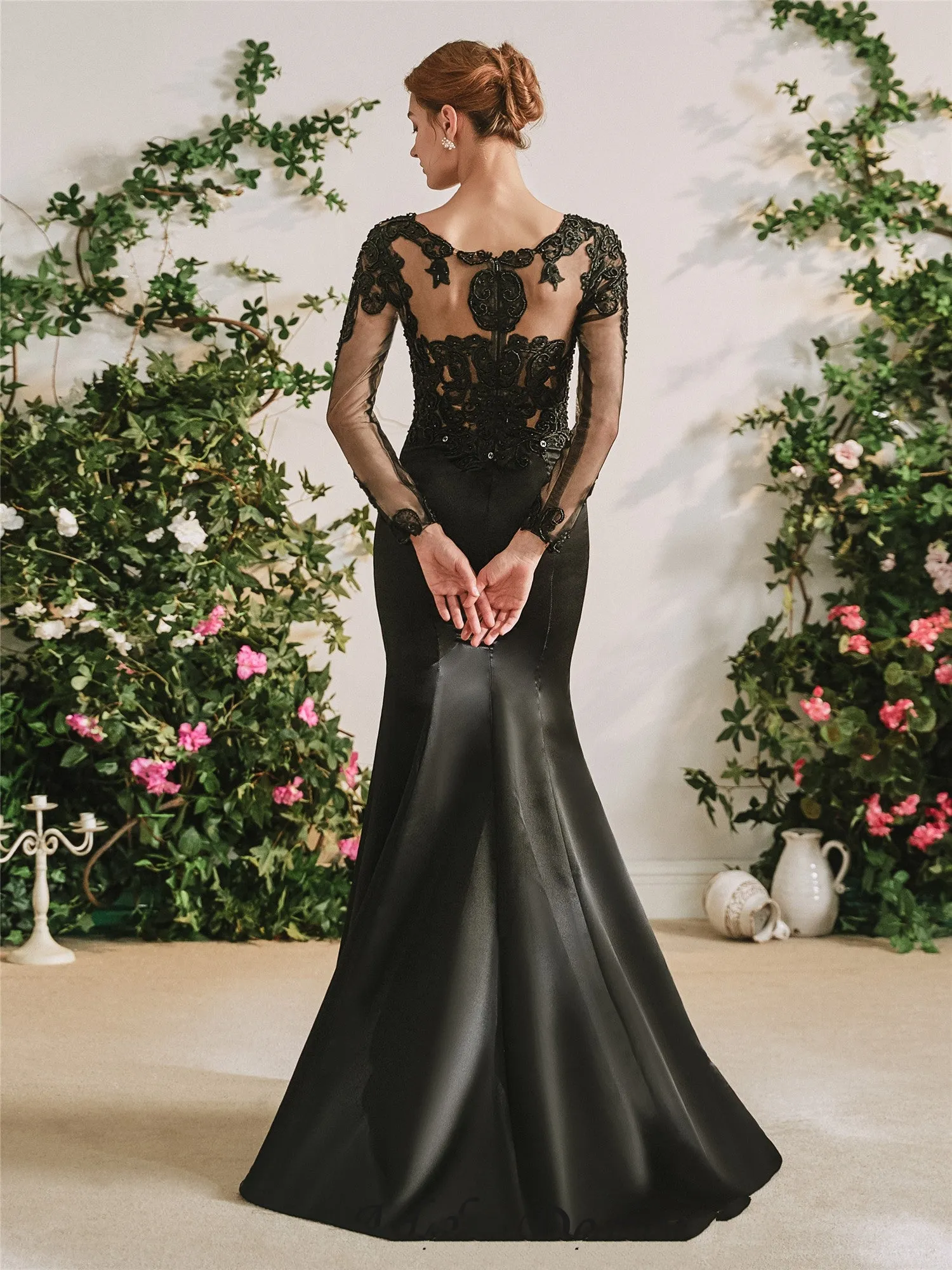 The Gothic Diva Black Wedding Dress