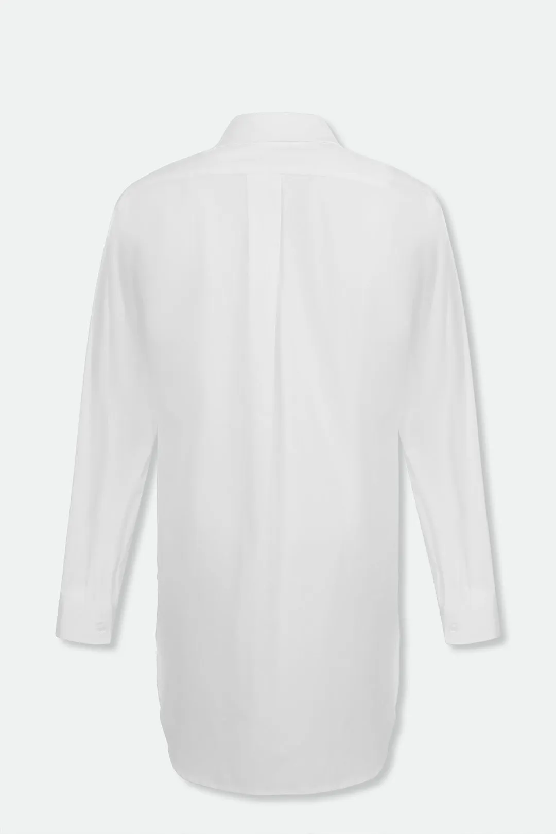 THE PERFECT SHIRT LENGTHENED IN ITALIAN COTTON STRETCH