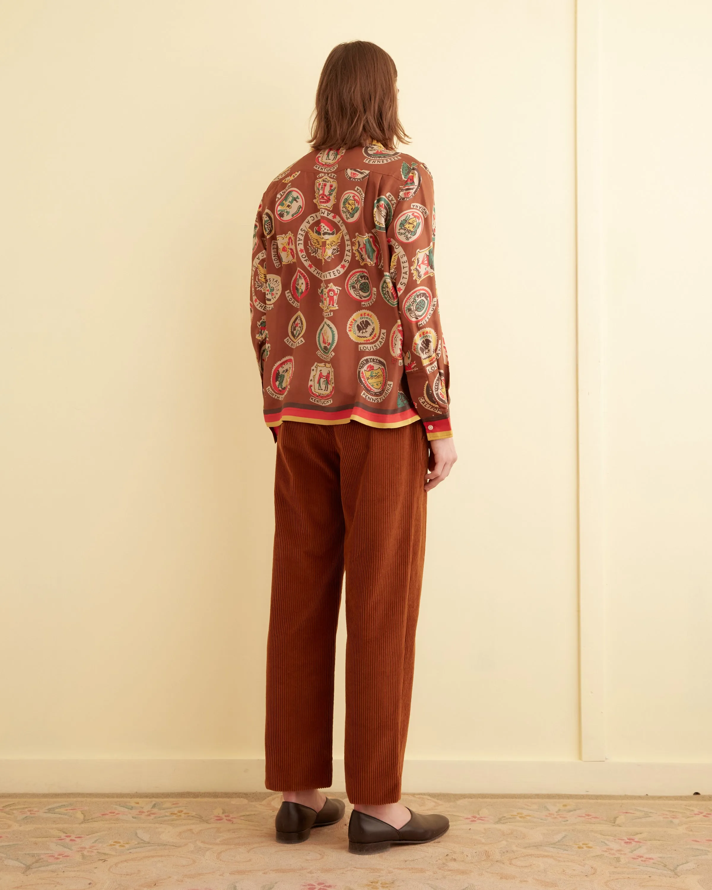 Tobacco Corduroy Trousers