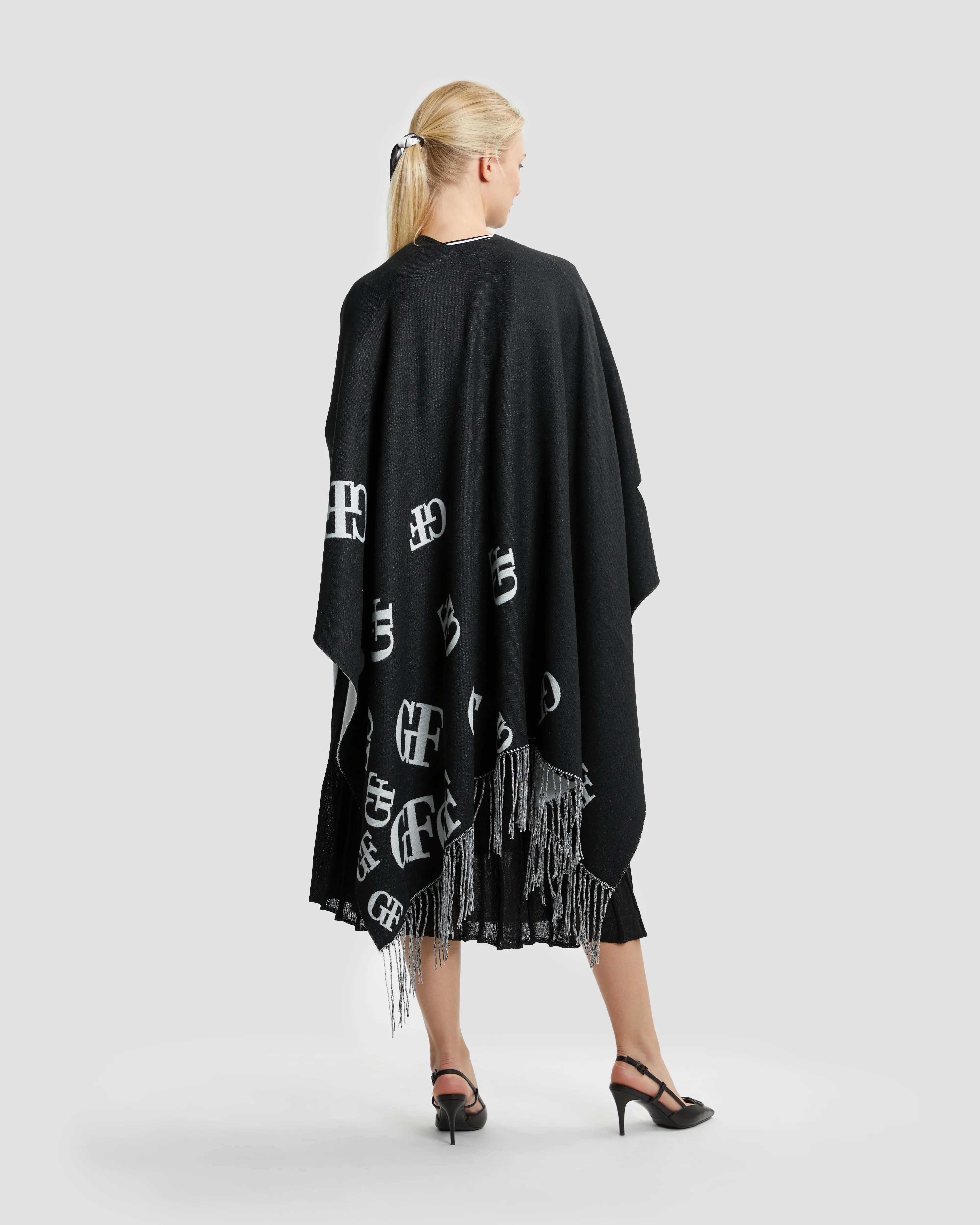 Two-tone GF Poncho