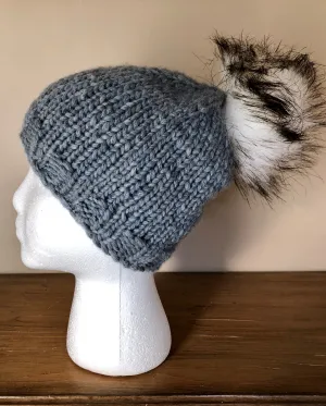 Ushya Super Bulky Pompom Hat Kit