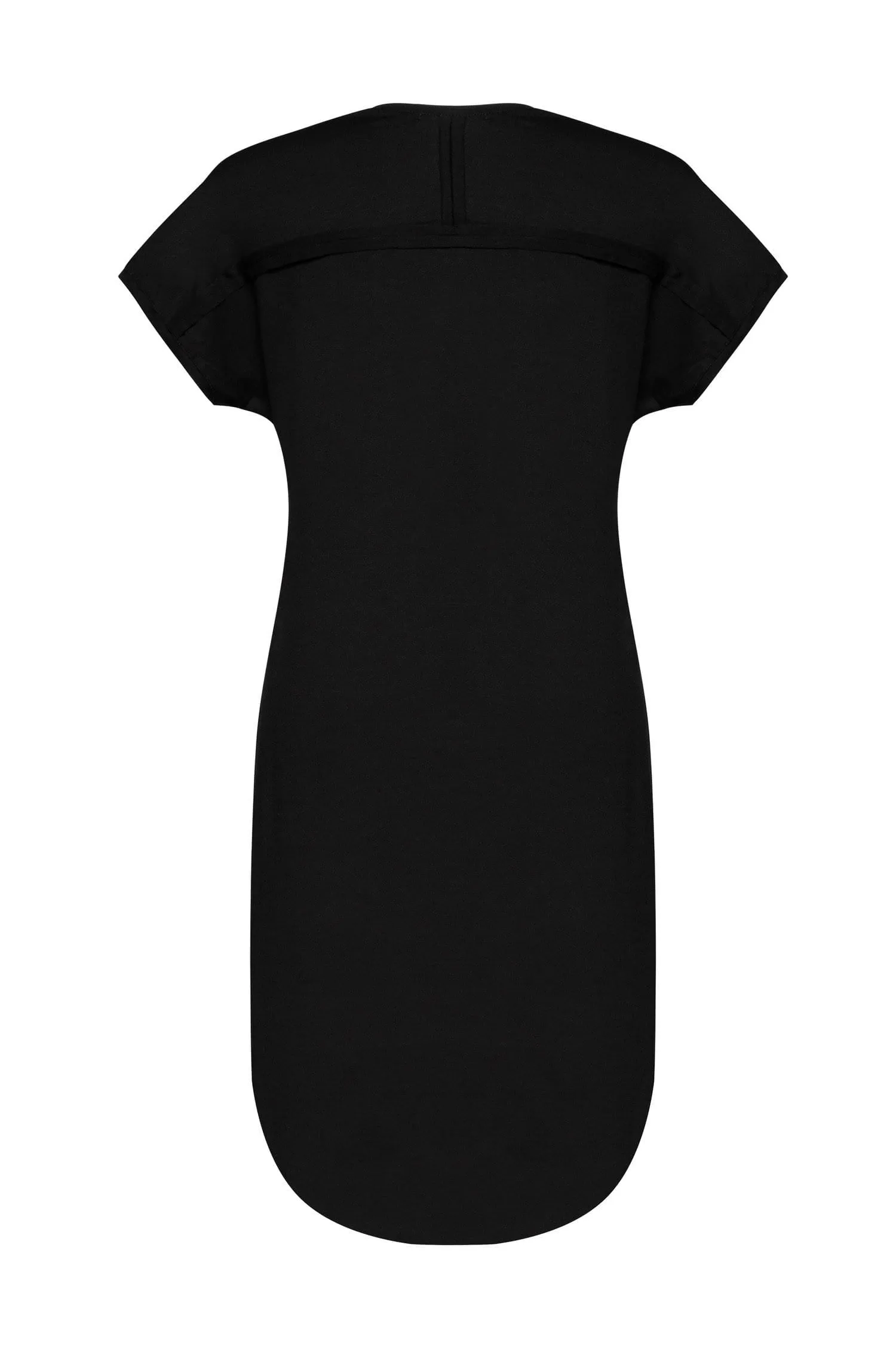 Women Black Train Tunic