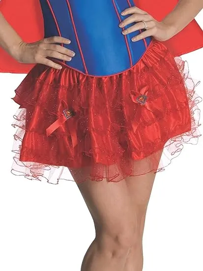 Women's or Teen's Supergirl Corset Costume