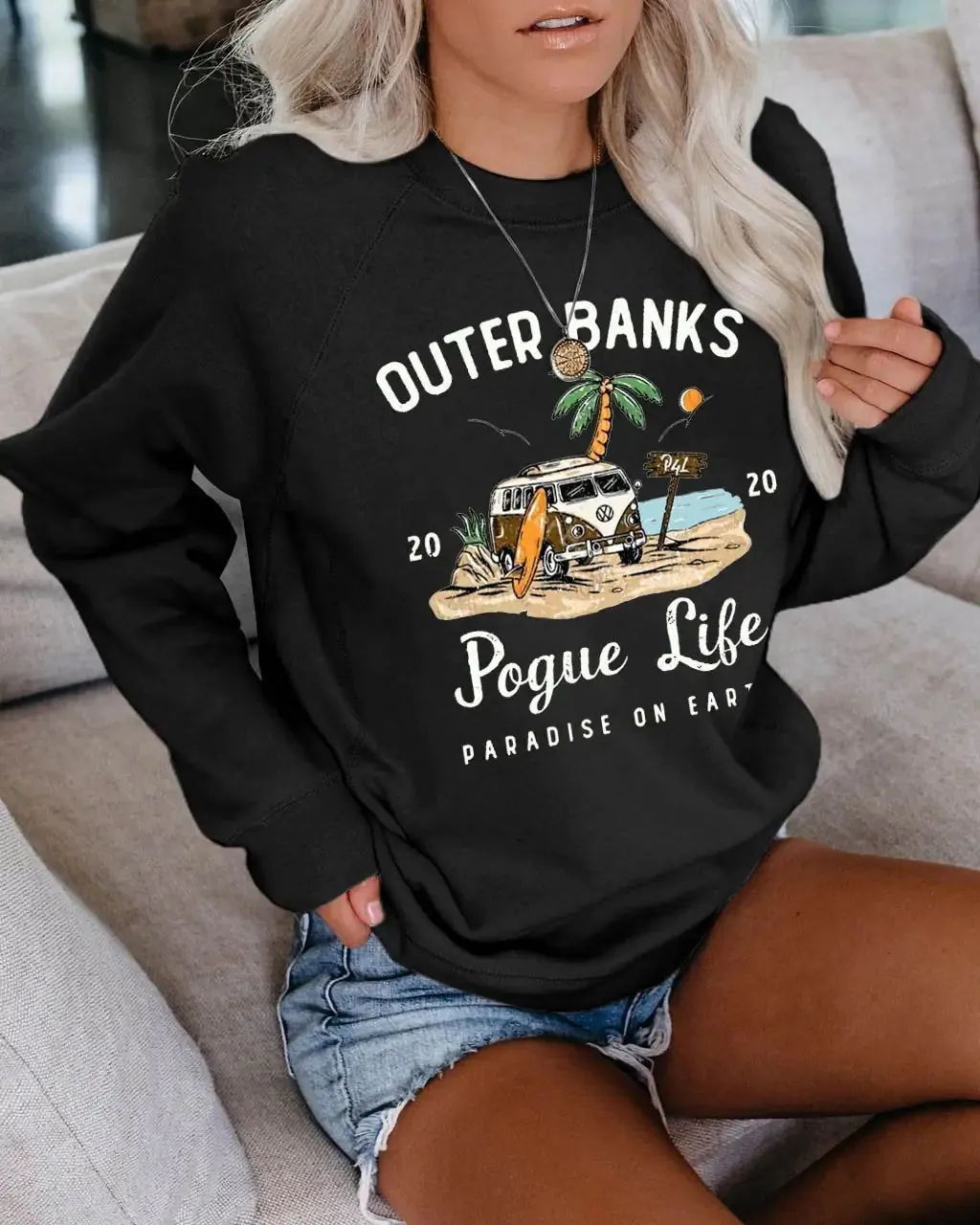 Women's "Outer Banks" Trendy Sweatshirt