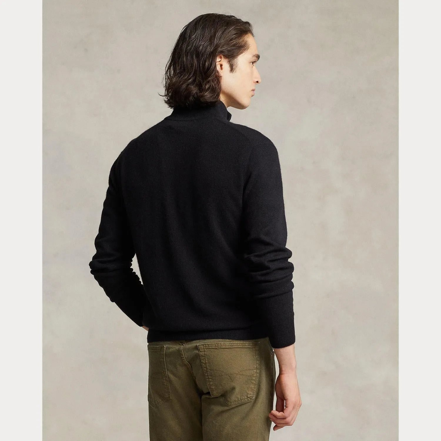 Wool Quarter-Zip Sweater