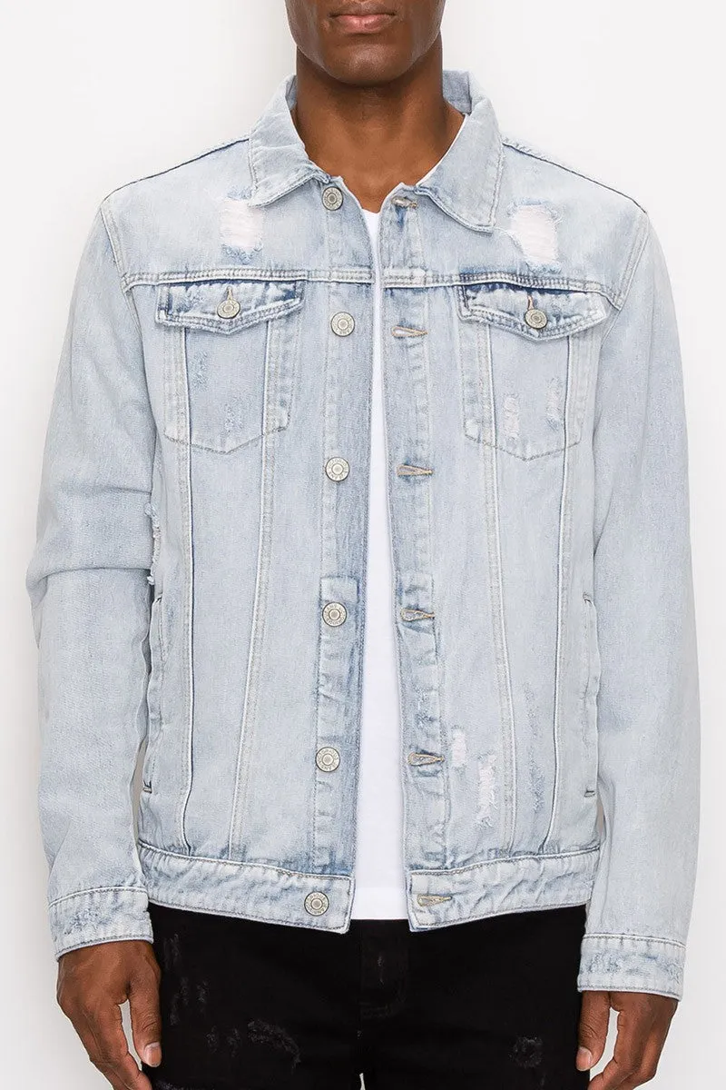 World Tour Denim Jacket - Light Indigo