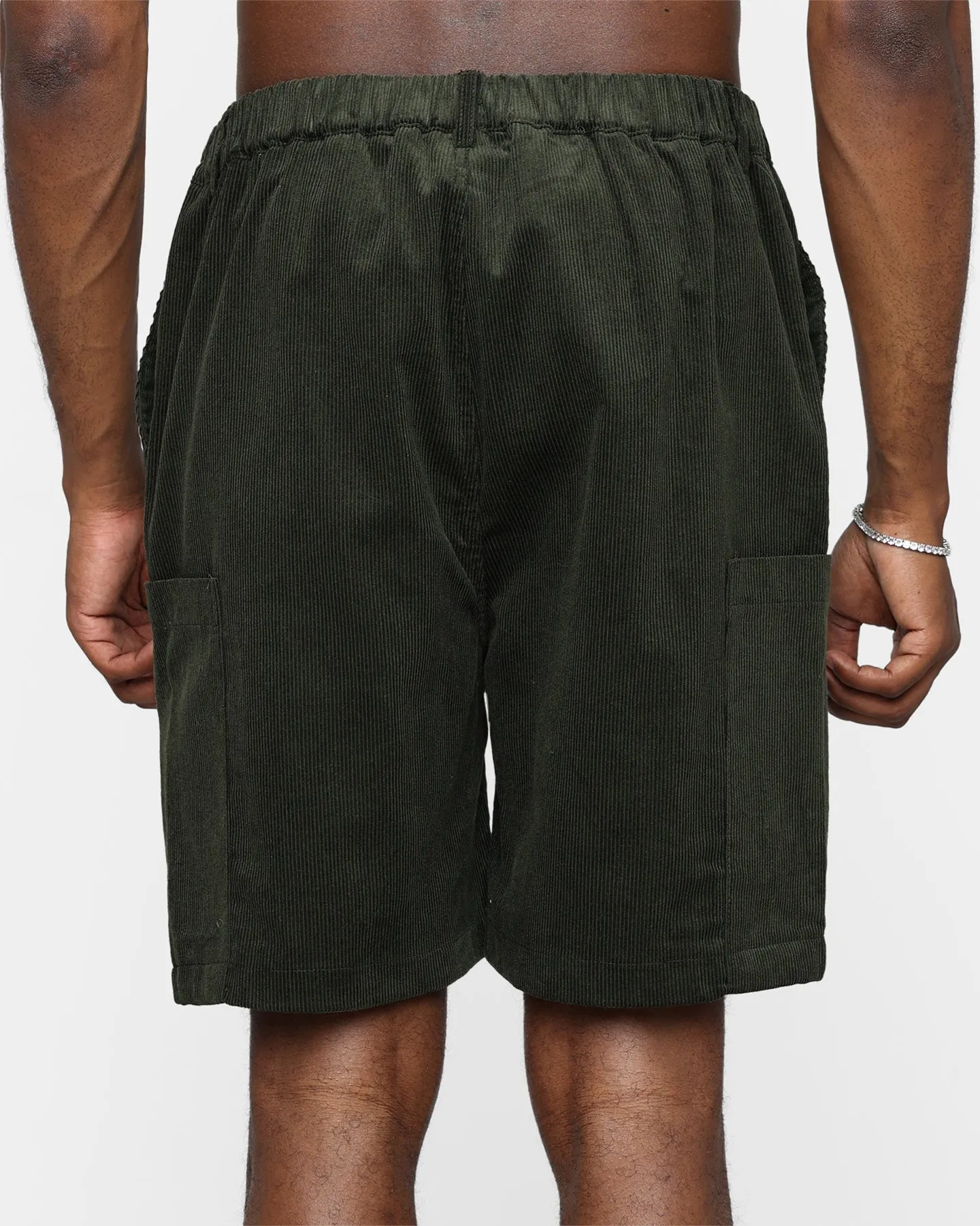 XXIII Jason Corduroy Shorts Dark Green