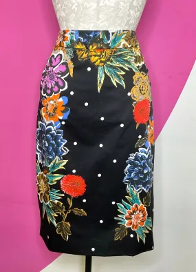 YOANA BARASCHI FLORAL PENCIL SKIRT - 8