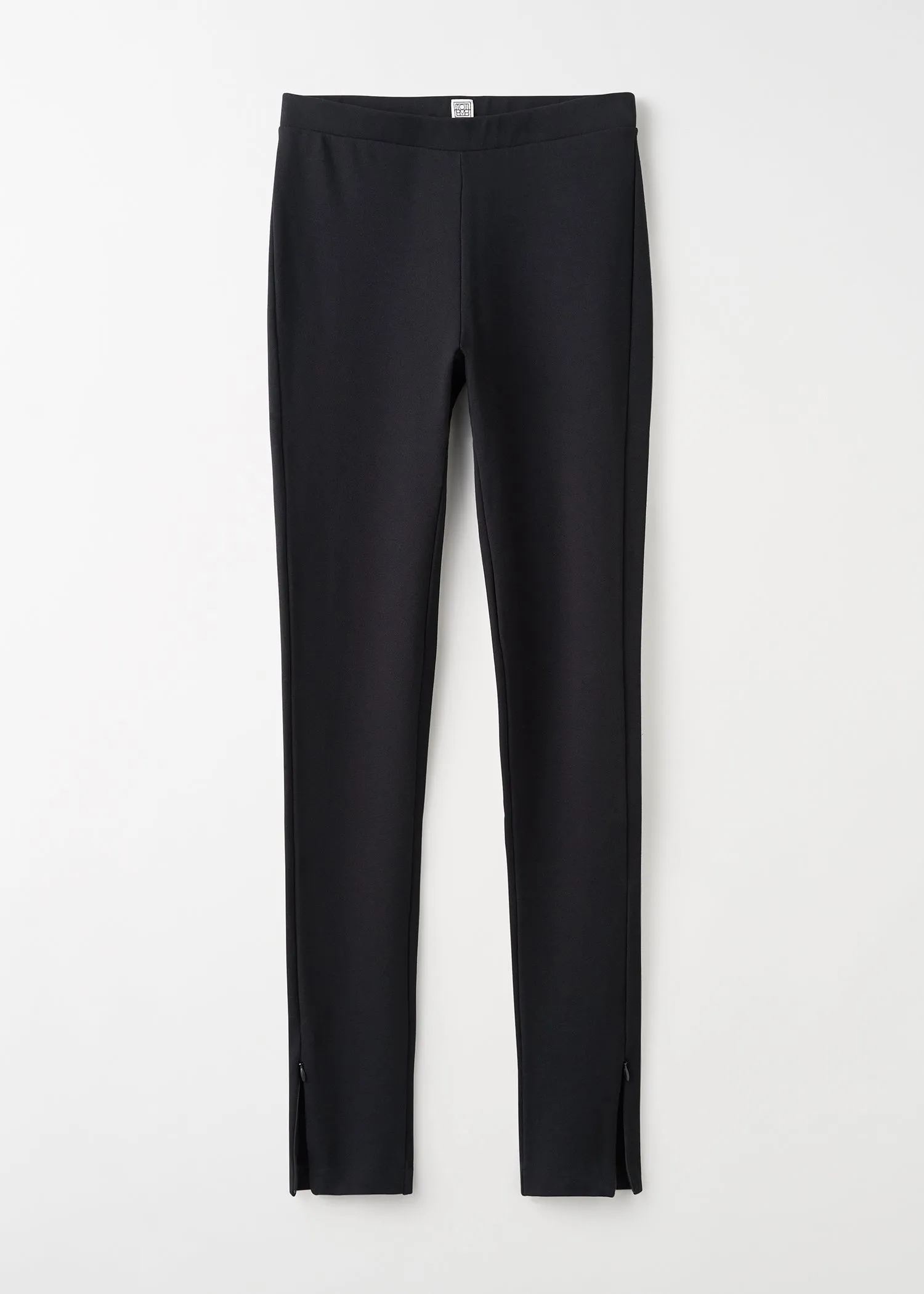 Zip leggings black